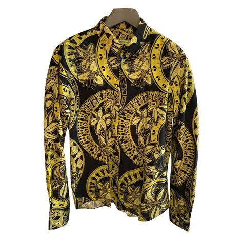 chemise imprimée homme versace|Versace .